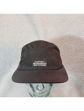 muttonhead 6 panel cap hat adult OSFA canada active black